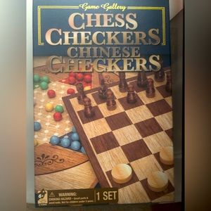 Game Gallery Chess/Checkers Set